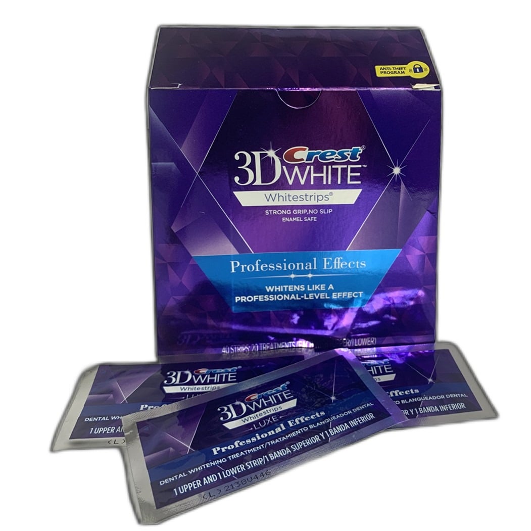 Crest 3D Professional Effects Teeth Whitening Strips LUXE - Pharmasonline