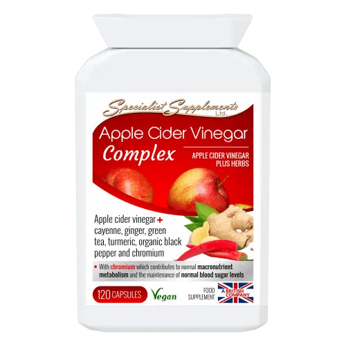 Apple Cider Vinegar Complex is a herbal supplement designed for weight management and digestive health 3